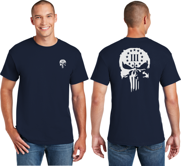 3 Percent (Punisher) - Reflective Tee - Dry Blend