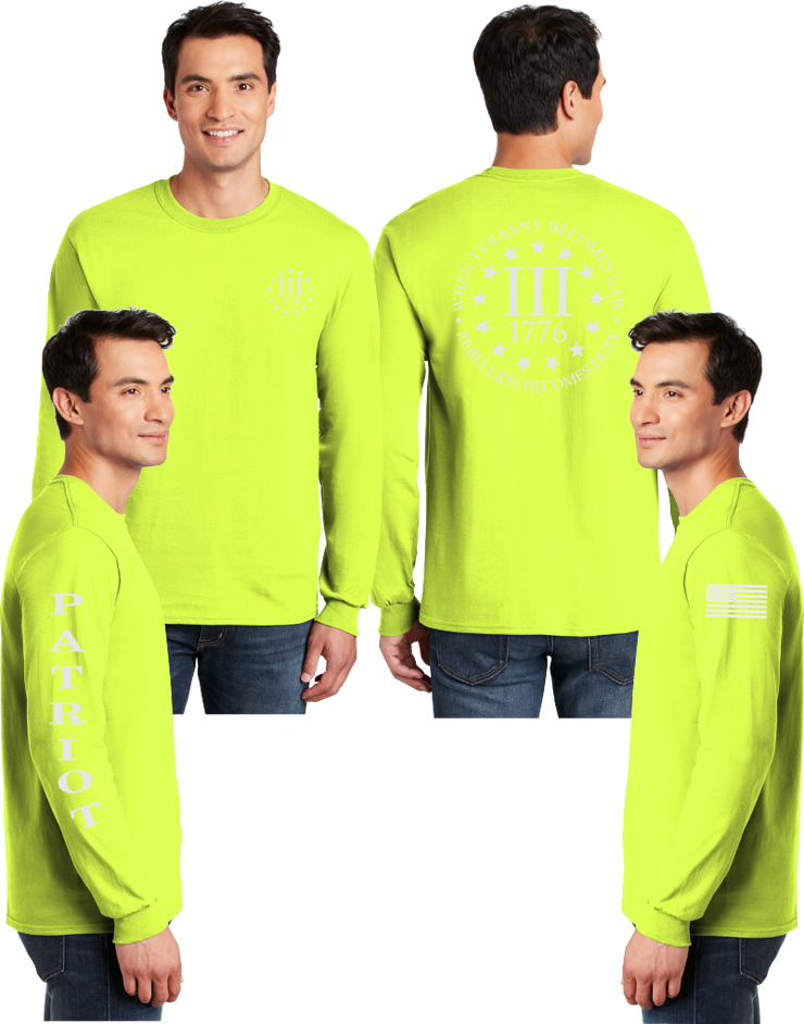 3 Percent Reflective Long Sleeve - Dry Blend