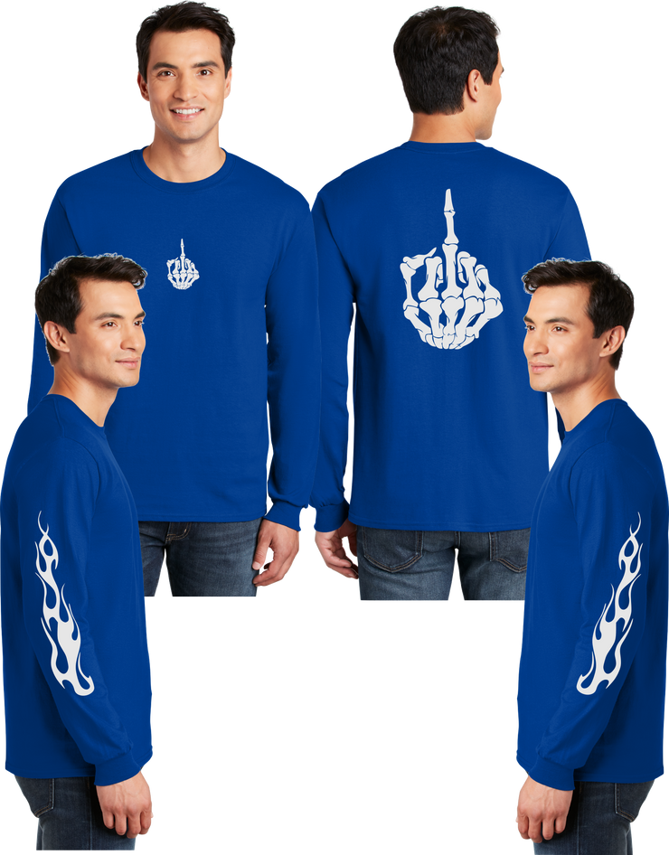 Finger Reflective Long Sleeve - 100% Polyester