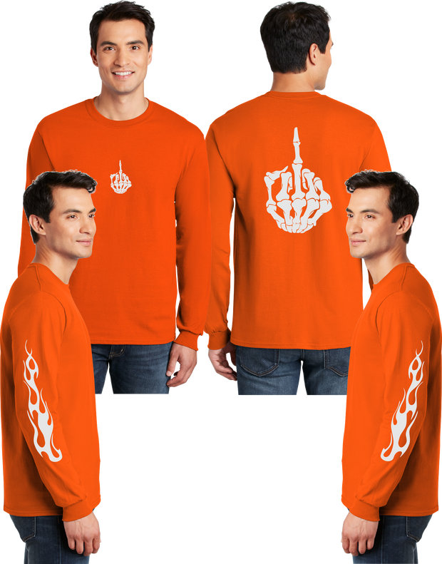 Finger Reflective Long Sleeve - 100% Cotton