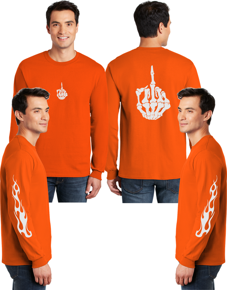 Finger Reflective Long Sleeve - 100% Cotton