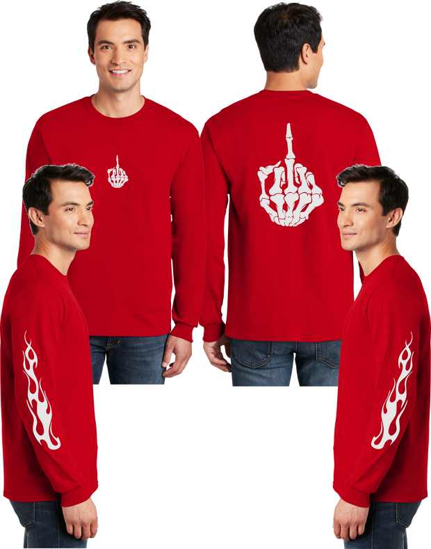 Finger Reflective Long Sleeve - 100% Cotton