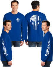 Flag Punisher Reflective Long Sleeve - 100% Cotton