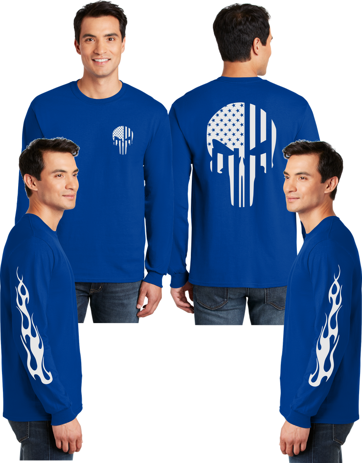 Flag Punisher Reflective Long Sleeve - Dry Blend