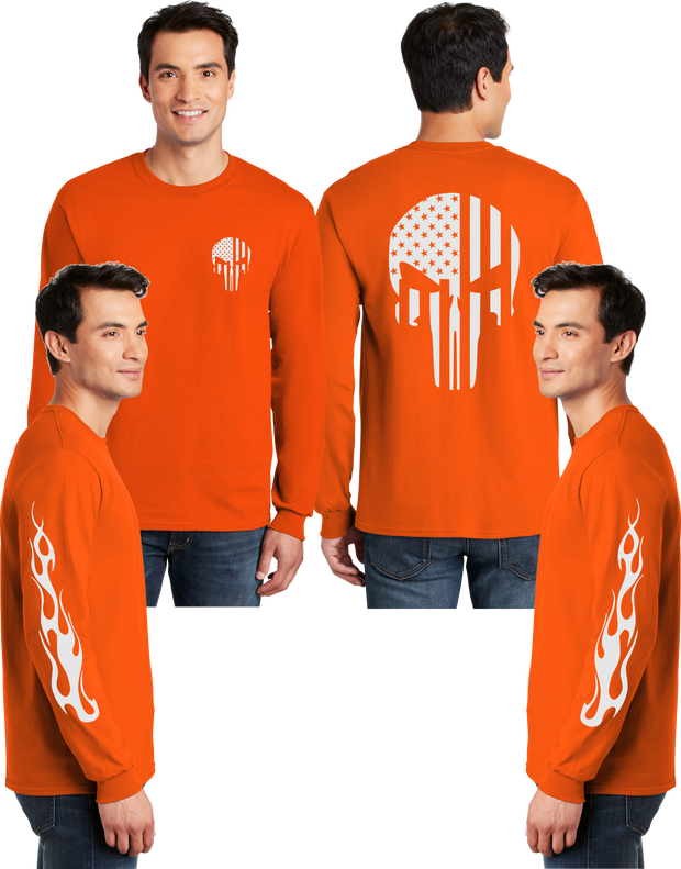 Flag Punisher Reflective Long Sleeve - 100% Polyester