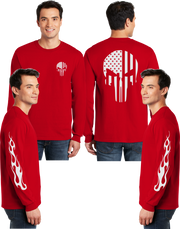 Flag Punisher Reflective Long Sleeve - 100% Cotton