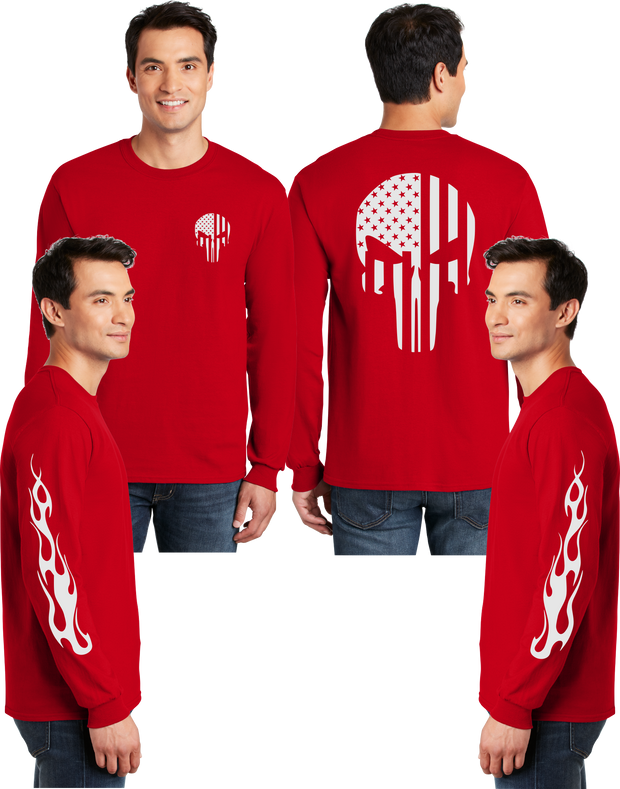 Flag Punisher Reflective Long Sleeve - 100% Polyester