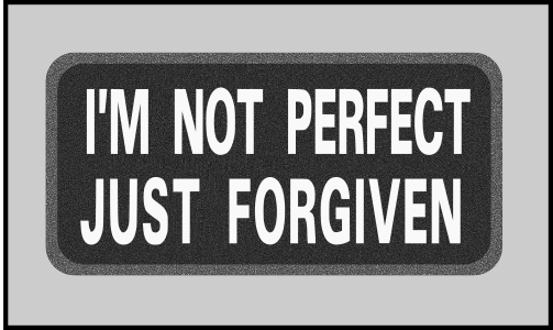 2 x 4 inch Patch - Forgiven