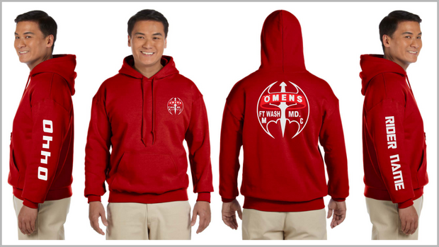 O-mens MC Ft. Washington Maryland - Reflective Pullover Hoodie