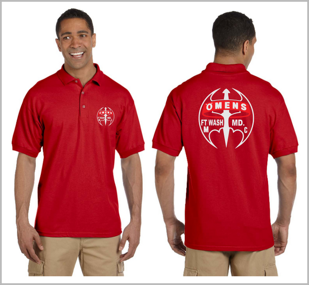 O-mens MC Ft. Washington Maryland Reflective Polo Shirt