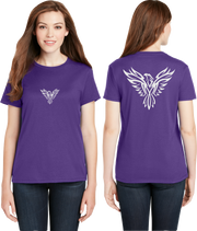 Tribal Phoenix Reflective Tee - 100% Cotton