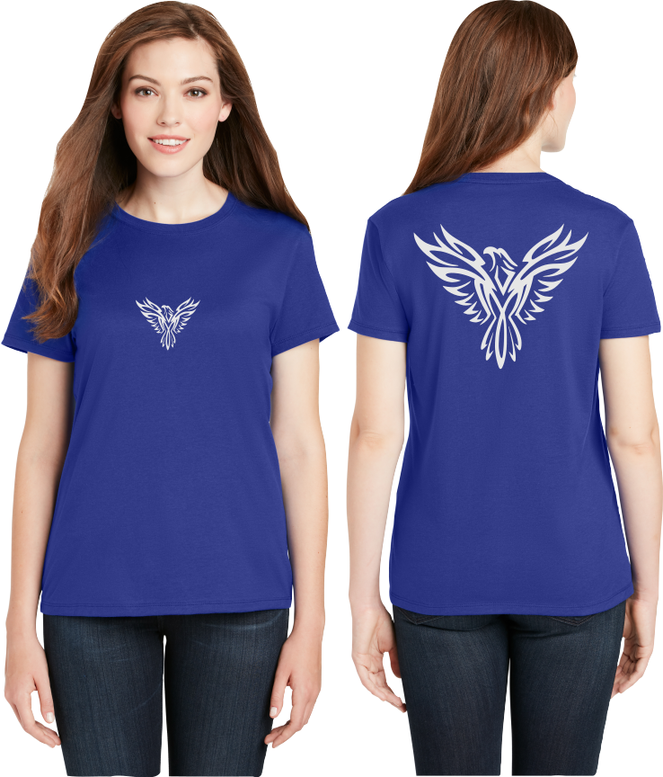 Tribal Phoenix Reflective Tee - 100% Cotton