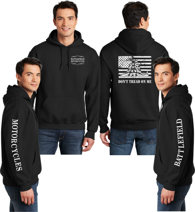 Battlefield Gadsen Flag - Reflective Pullover Hoodie