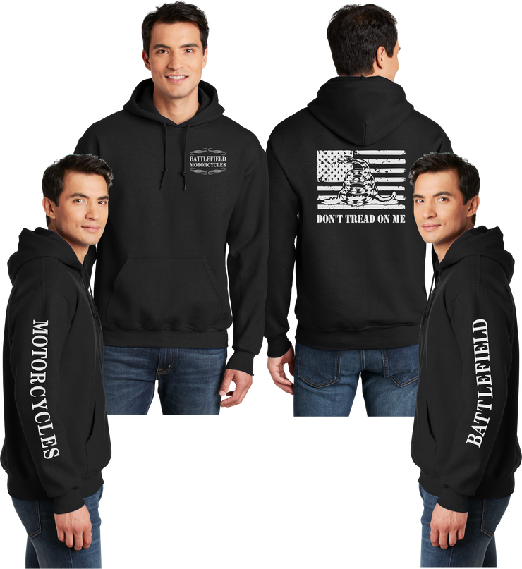 Battlefield Gadsen Flag - Reflective Pullover Hoodie