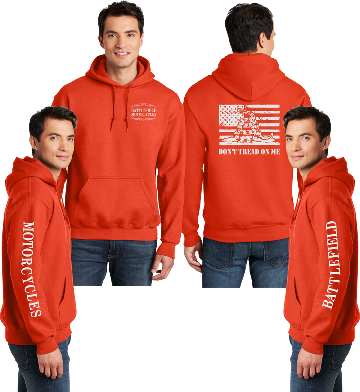 Battlefield Gadsen Flag - Reflective Pullover Hoodie