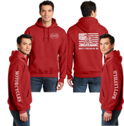 Battlefield Gadsen Flag - Reflective Pullover Hoodie