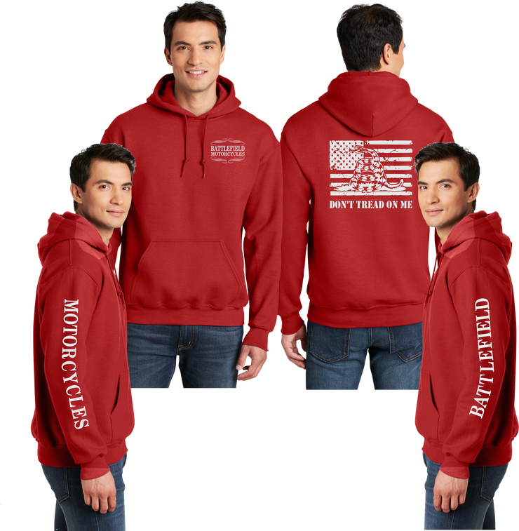Battlefield Gadsen Flag - Reflective Pullover Hoodie