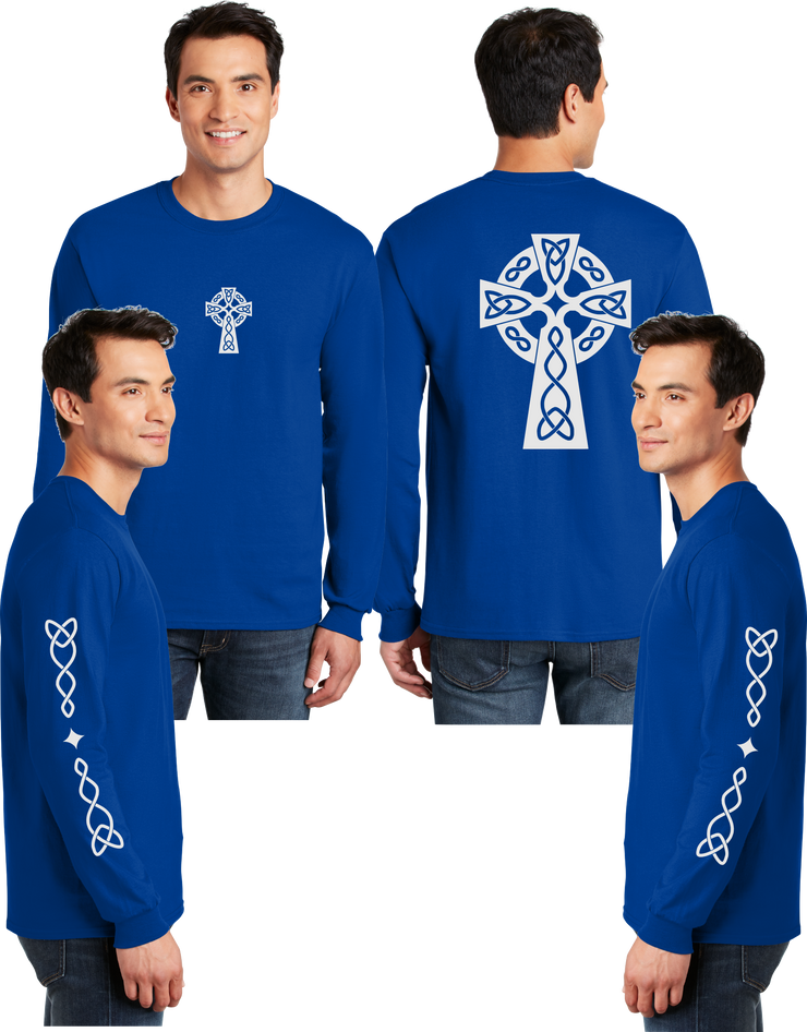 Gaelic Cross Reflective Long Sleeve - 100% Polyester