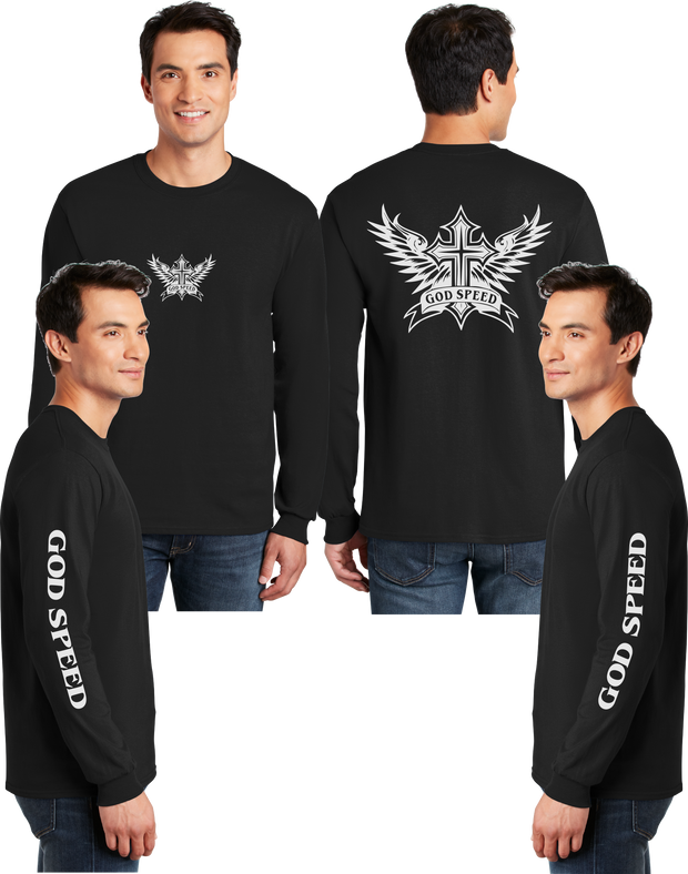 God Speed Reflective Long Sleeve - 100% Cotton