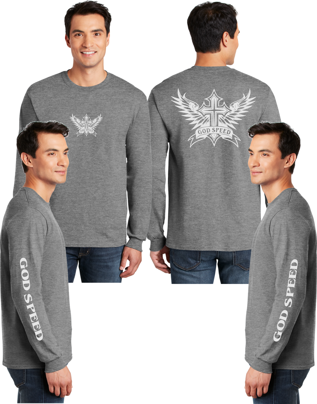 God Speed Reflective Long Sleeve I 100% Polyester I Reflective By