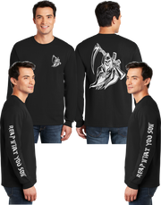 Grim Reaper Reflective Long Sleeve - 100% Cotton