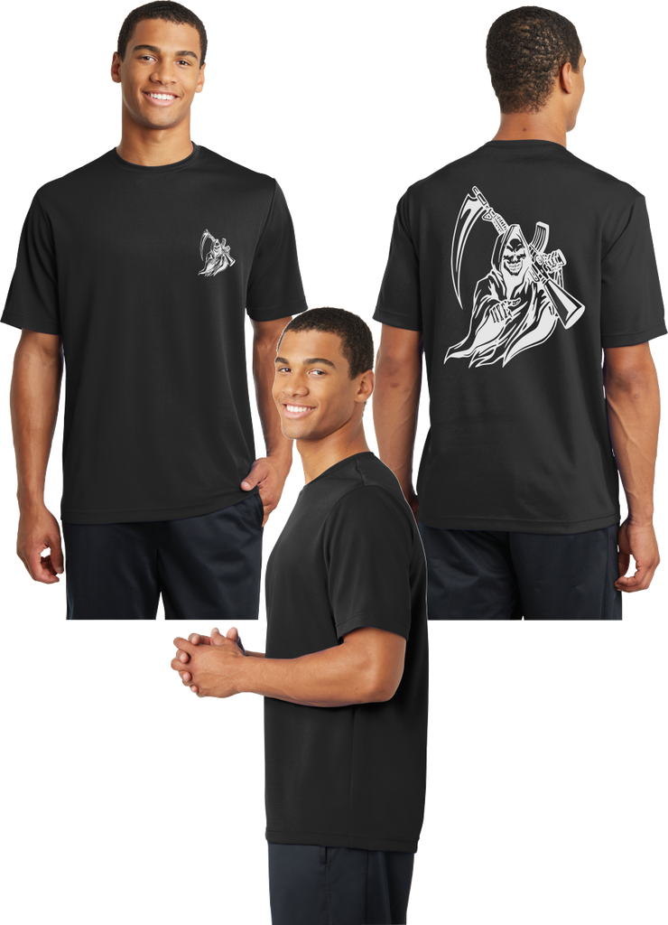 Grim Reaper Reflective Tee - 100% Polyester