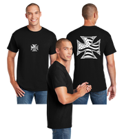 Iron Cross Flag Reflective Tee - 100% Cotton