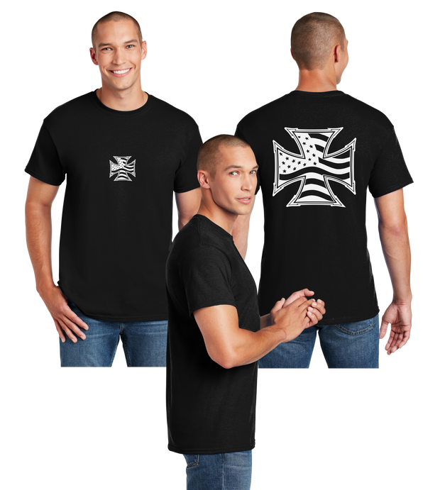 Iron Cross Flag Reflective Tee - 100% Cotton