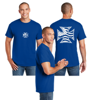 Iron Cross Flag Reflective Tee - Dry Blend