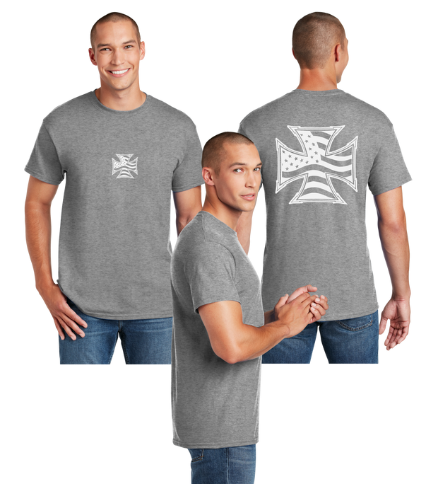 Iron Cross Flag Reflective Tee - Dry Blend