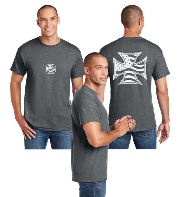 Iron Cross Flag Reflective Tee - Dry Blend