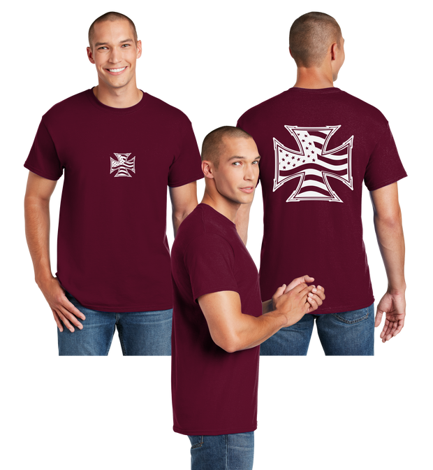 Iron Cross Flag Reflective Tee - Dry Blend