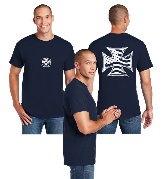 Iron Cross Flag Reflective Tee - Dry Blend