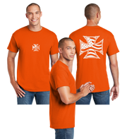 Iron Cross Flag Reflective Tee - 100% Cotton