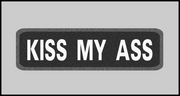 1 x 3.5 inch Patch - Kiss My