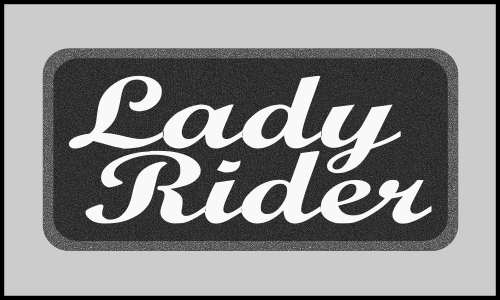 2 x 4 inch Patch - Lady Rider