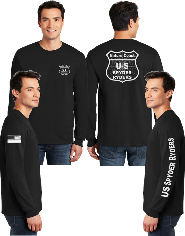 Nature Coast - US Spyder Ryders Reflective Long Sleeve - Dry Blend