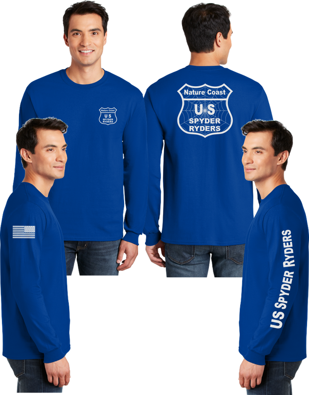Nature Coast - US Spyder Ryders Reflective Long Sleeve - Dry Blend