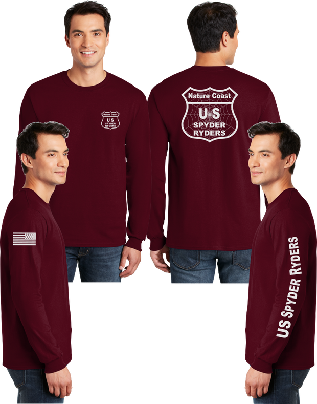 Nature Coast - US Spyder Ryders Reflective Long Sleeve - Dry Blend
