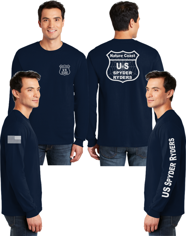 Nature Coast - US Spyder Ryders Reflective Long Sleeve - Dry Blend