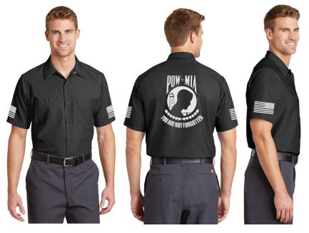 POW MIA Reflective Mechanic Shirt