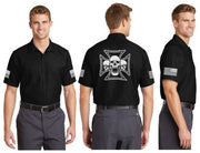 Iron Skull Reflective Mechanic Shirt