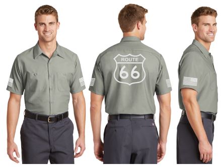 Route 66 Reflective Mechanic Shirt