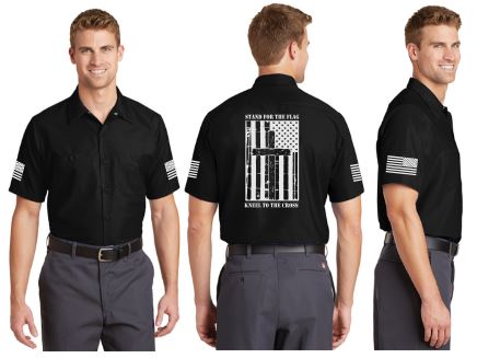 Stand for the Flag Reflective Mechanic Shirt