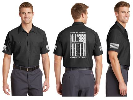 Stand for the Flag Reflective Mechanic Shirt