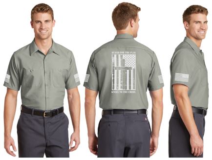 Stand for the Flag Reflective Mechanic Shirt