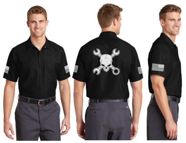 Wrenches Reflective Mechanic Shirt