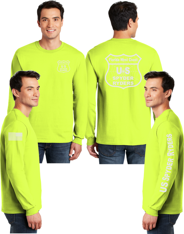 Florida West Coast - US Spyder Ryders Reflective Long Sleeve - Dry Blend