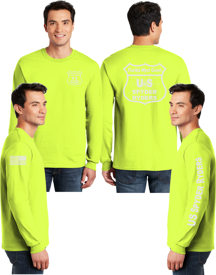 Florida West Coast - US Spyder Ryders Reflective Long Sleeve - Dry Blend