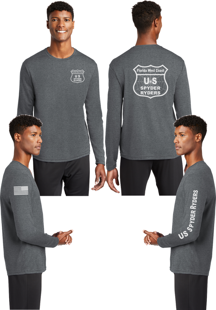 Florida West Coast US Spyder Ryders - Reflective Long Sleeve - 100% Mesh Polyester